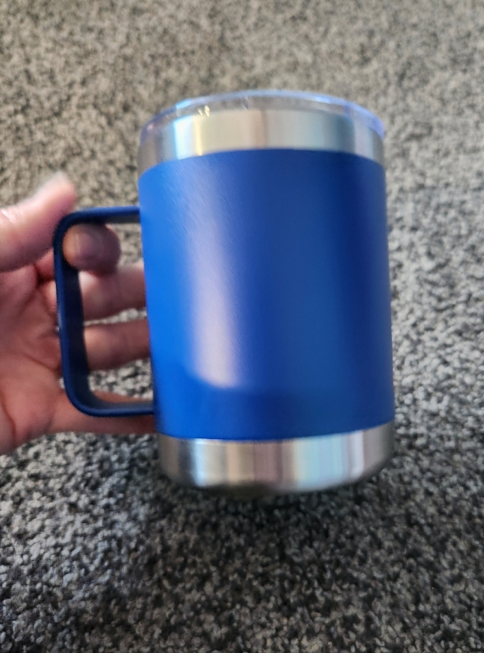 Blue Compass RV Blue Metal Coffee Mug - Picture 4 of 7